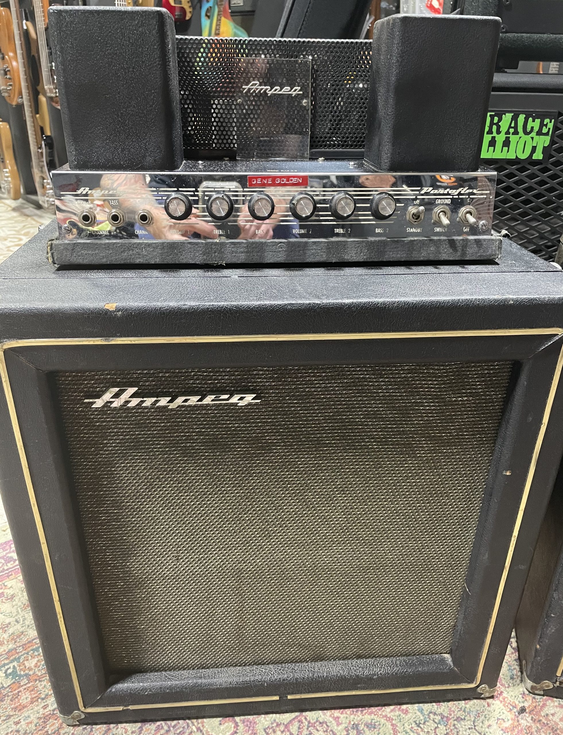 1967 Ampeg B15 50 Watt Extension Cab – LowEnd Bass Shop Vault