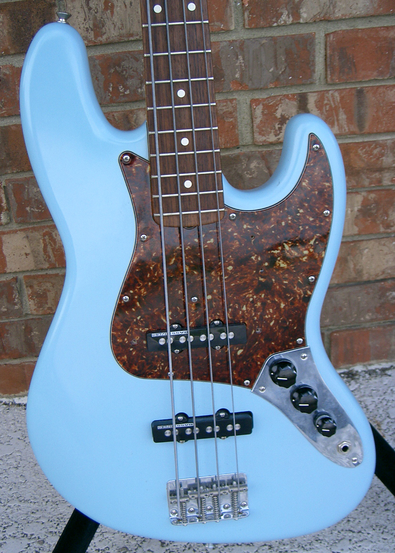 Fender Usa 4 String Sonic Blue Lowend Bass Shop Vault 5203