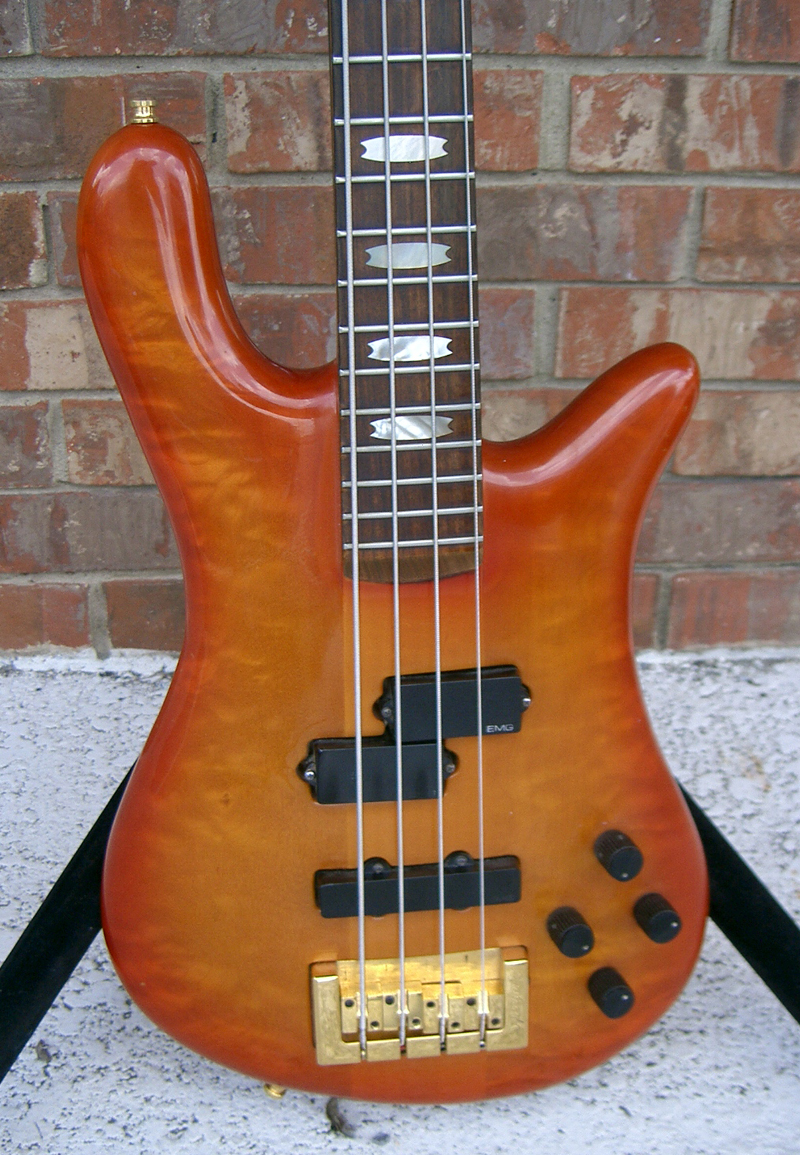 Spector Ns2 Usa Amber Burst Quilt Lowend Bass Shop Vault