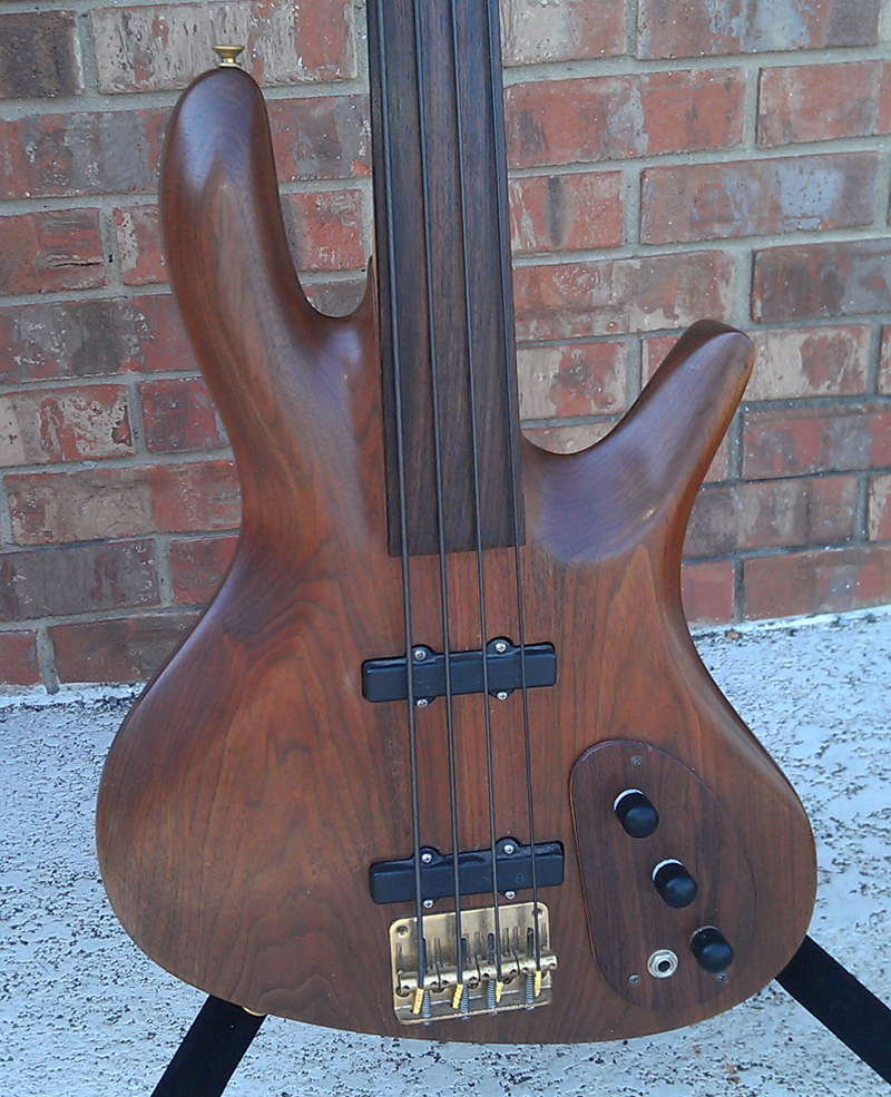 1980 Carl Thompson Fretless Lowend Bass Shop Vault